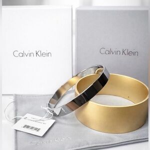 CALVIN KLEIN DOUBLE BANGLES